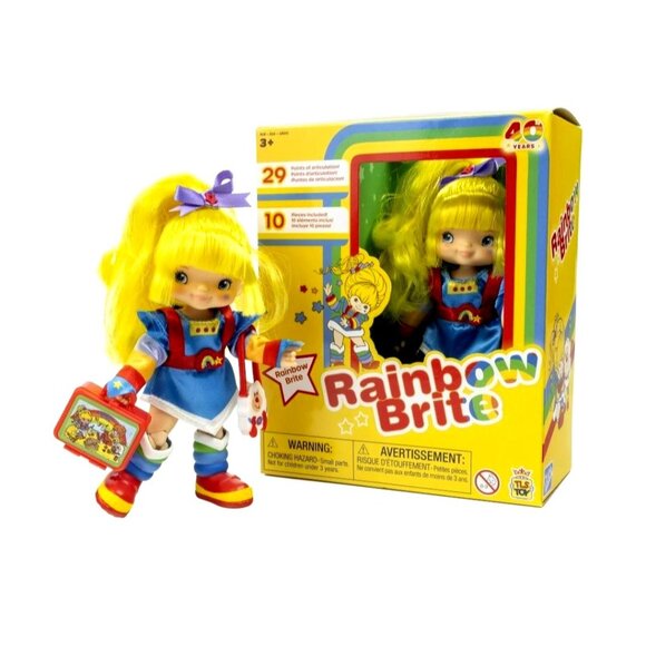 NIB Rainbow Brite 40th Anniversary Doll Collectible Toy Nostalgic GenX Gift - Picture 5 of 5